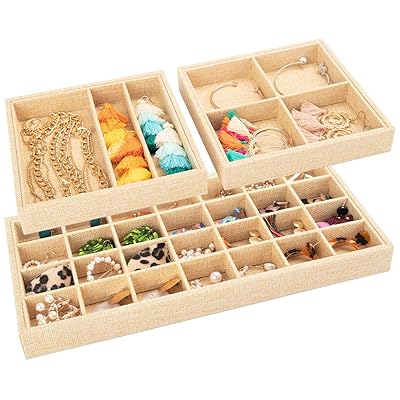 Mebbay Stackable Jewelry Trays Organizer Set Kenya Ubuy