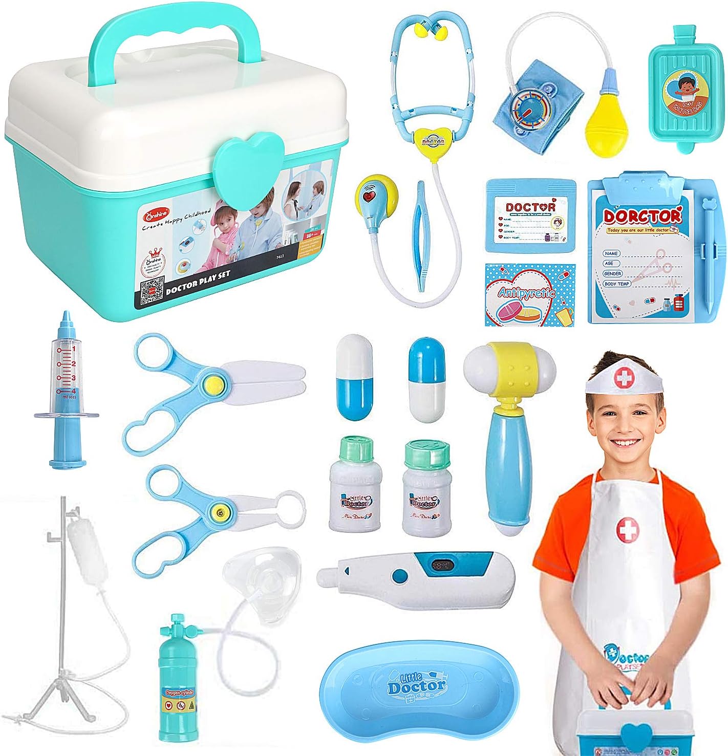 doctor play set with coat