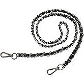 UTreers Purse Chain Strap Crossbody Bag Chains Strap Handbag Chain Replacement Leather Chain Straps 47.2"