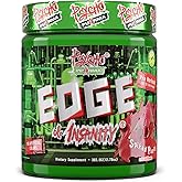 Psycho Pharma Strongest High Stim Preworkout Powder - Edge of Insanity - Most Intense Pre Workout Supplement for Pumps, Strength, Energy and Feel Good Focus. Rivals Famous PWOs of The Past