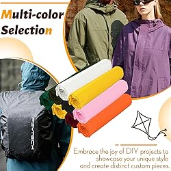 Vonty Waterproof Fabric Ripstop Nylon Fabric by The