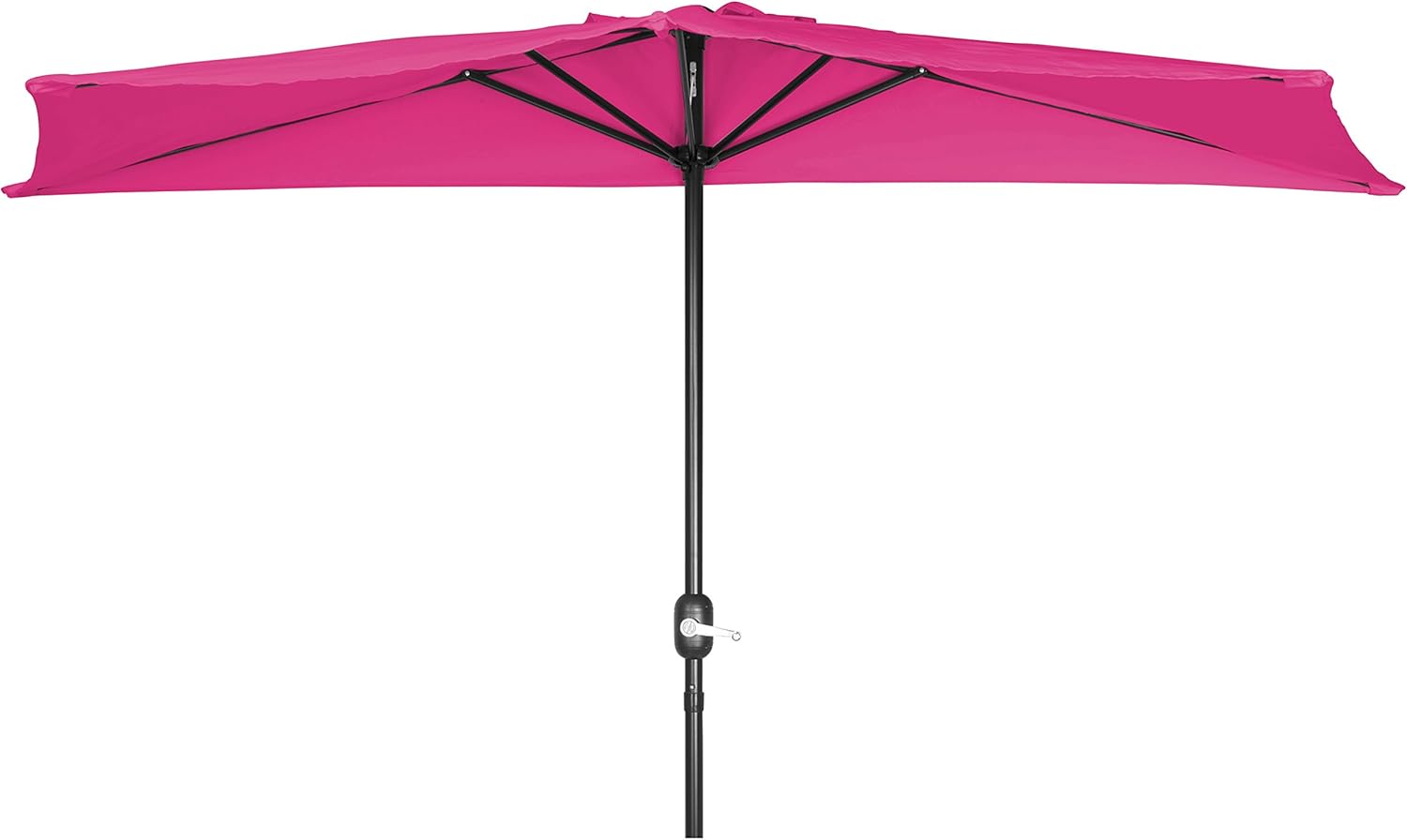 Trademark Innovations UMBHFRose Patio Half Umbrella9