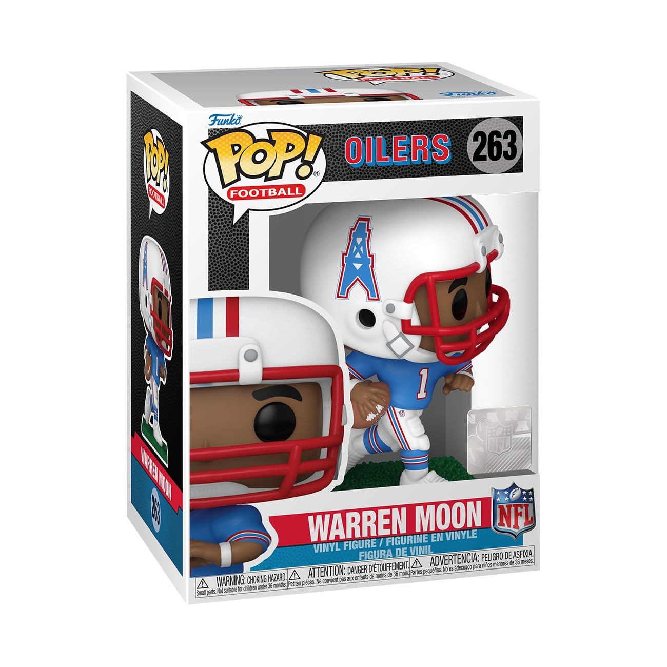 Photo 1 of Funko POP NFL: Oilers - Warren Moon - Collectable Vinyl Figure - Gift Idea - Official Merchandise - for Kids & Adults - Sports Fans - Model Figure for Collectors and Display