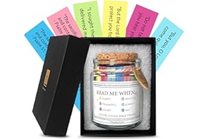 KJMYYX Bible Verse Jar, Read Me When Bible Verses Prayer Jar with Scriptures for Spiritual Encouragement - Inspirational Christian Religious Gifts for Women Men Birthdays Father's Day Gift