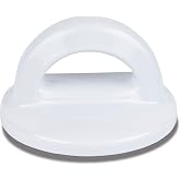 Universal Pot Lid White Knob Compatible with Crockpot Lids, Pan Lid Replacement Handle, Heat Resistant Pot Knob for Glass, Steel Lids, Easy Grip Lid Handle, Kitchen Cookware, 2.75&rdquo;x1.77&rdquo;