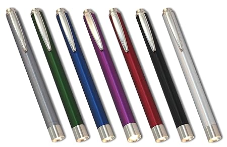 Profi Diagnostikleuchte aus Aluminium Pupillenleuchte (blau)