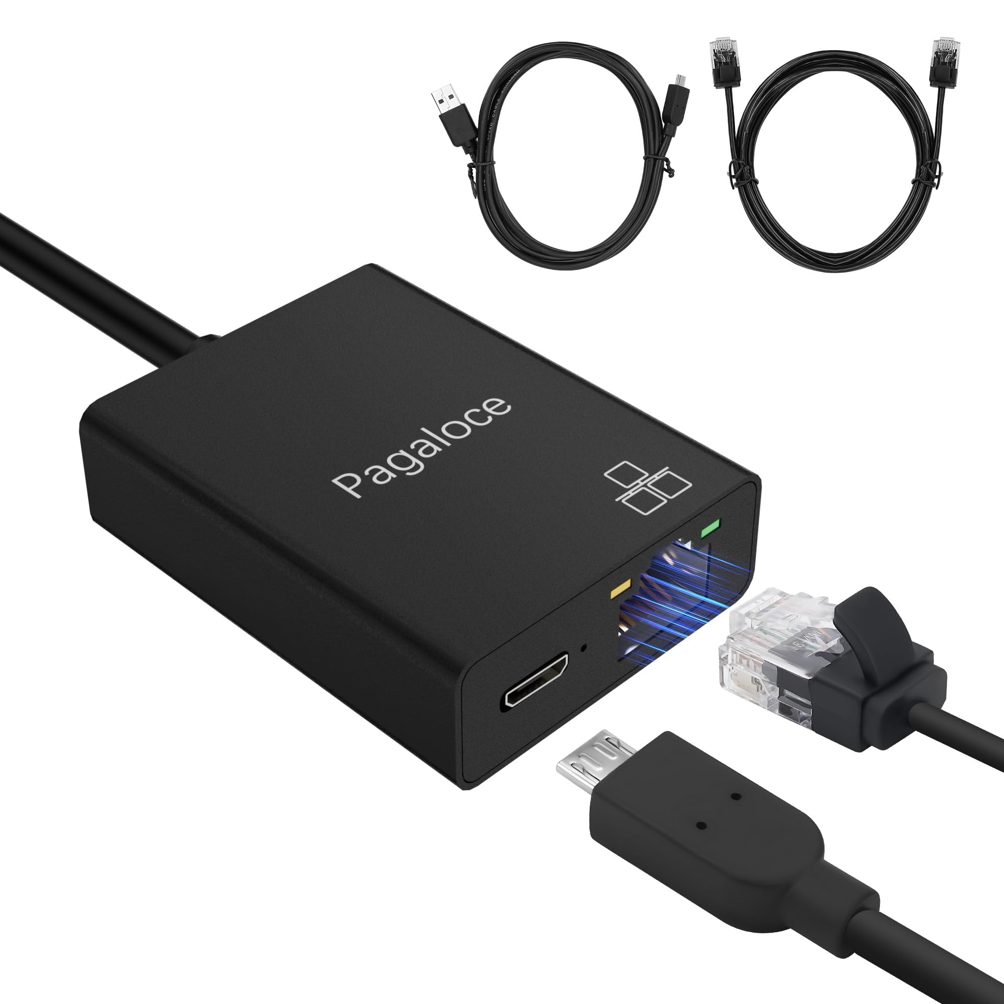 Photo 1 of Ethernet Adapter for Fire TV Stick, Micro USB to RJ45 Adapter, Compatible with Fire TV Stick Basic/2nd/4k/Lite, Chromecast 1/2/3/Ultra/Audio, with Micro USB Power Cable & Ethernet Cable, 100Mbps