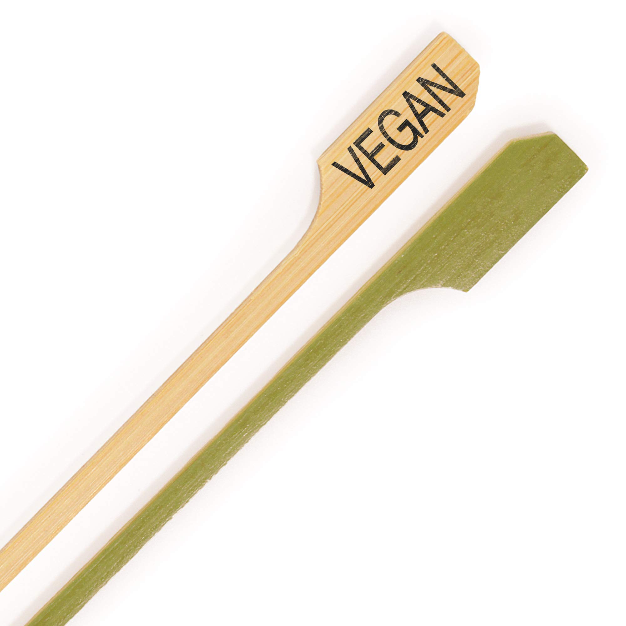 BambooMN - Vegan Label Marker Bamboo Paddle Pick - 3.5" (9cm) - 1000 Pieces