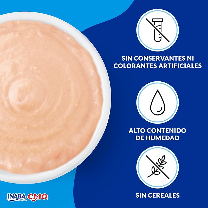 Ciao Bisque, Multipack Pollo, Ternera, Atún y Salmón, 960g (24 x 40g)