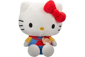 Jazwares Hello Kitty Series 1 Plush - Hoodie Fashion and Bestie Accessory - Officially Licensed Sanrio Hello Kitty and Friends Product from