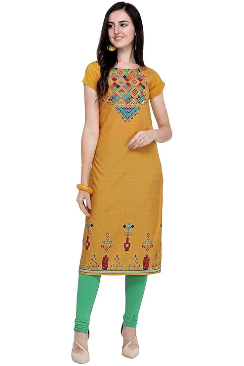 Women's Crepe straight Kurta