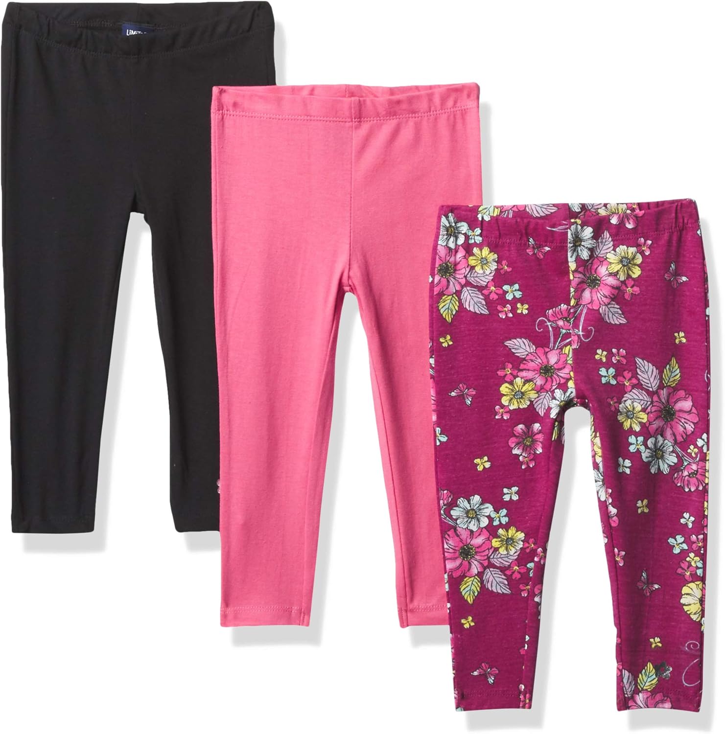 Limited Too Girls' 3pc Knit Leggings: Clothing