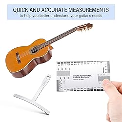 Mudder 10 Pieces Guitar Luthier Tools Include 9