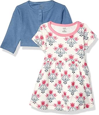 hudson baby girl dress cardigan and shoes