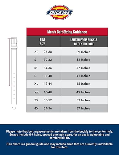 Big & Tall Leather Double Prong Belt - US