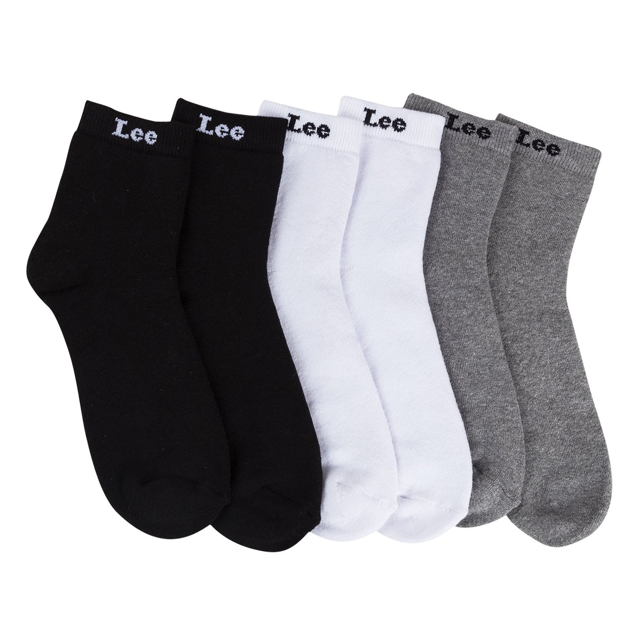 Buy Lee Mens Cotton Ankle Socks (Pack of 3)(L24756Q88101_White_Free