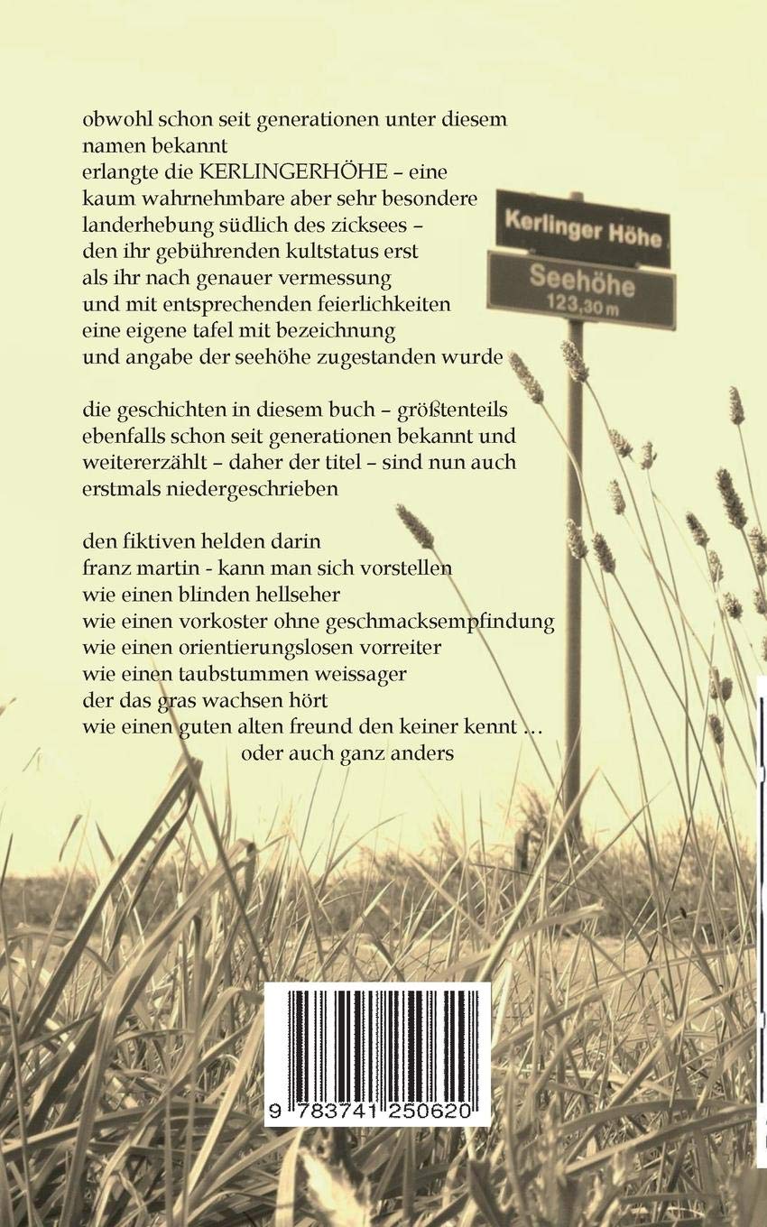 Die Kerlinger Hohe German Edition Martin Franz Neuberger