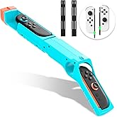 FANPL Game Gun for Nintendo Switch 2/1/OLED Joy Con, Joycon Controller Grip for Sniper Elite, Hunting Simulator, for Wolfenstein 2, for Splatoon, for Big Buck Hunter Arcade and Other Shooting Games