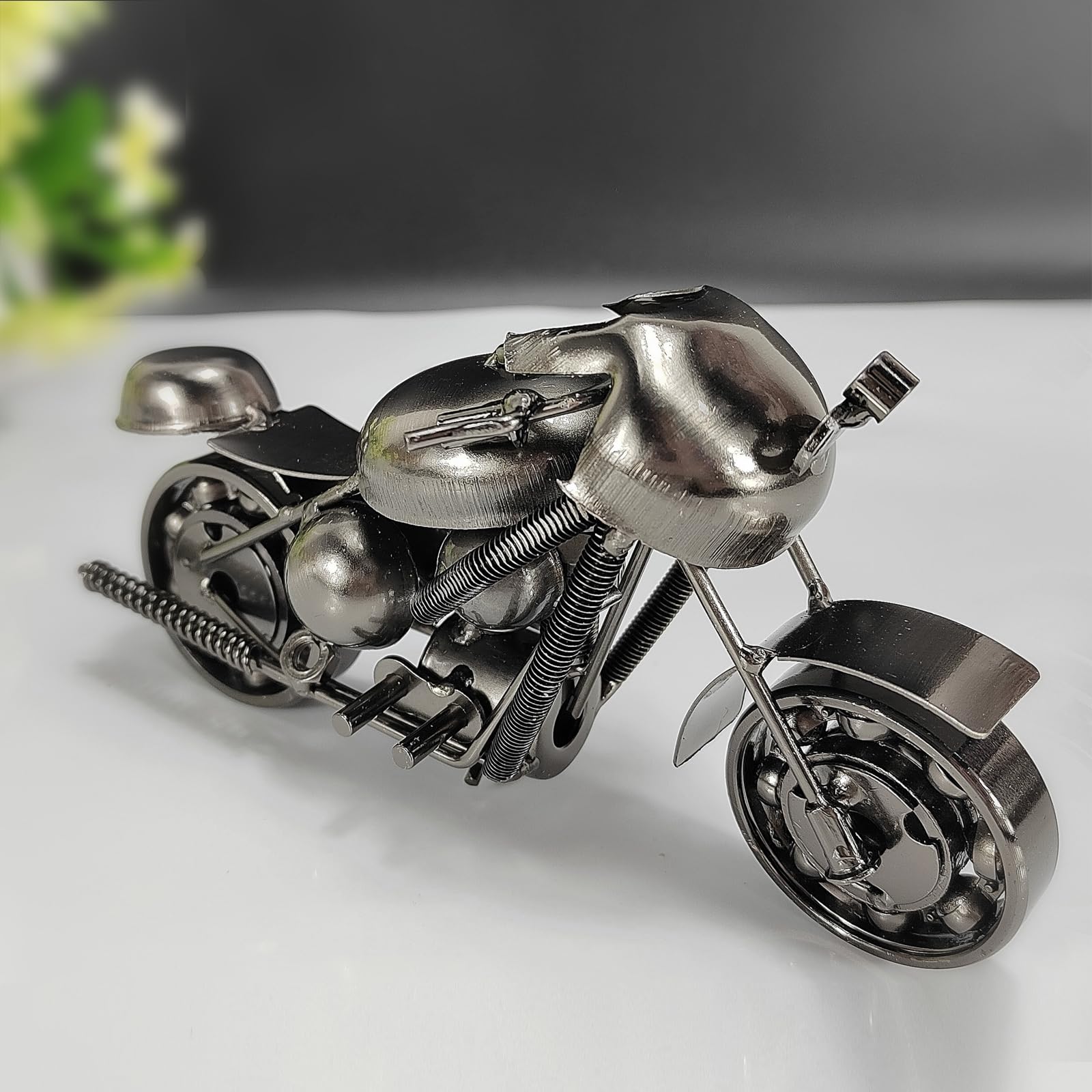 SwirlColor Motorcycle Model Creative Iron Motorcycle Ornaments Photography Props, Best Present for Boyfriend(type1)