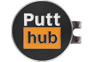 Shanker Golf - Funny Golf Ball Markers with Hat Clip - Funny Golf Accessories