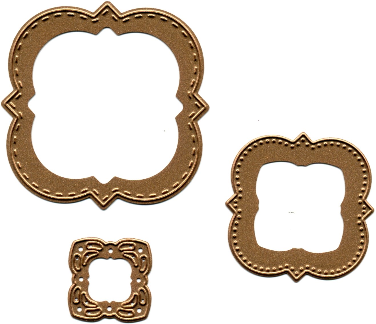 Spellbinders D-Lites Nestie Die, Brown