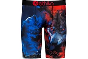 Ethika Boys Staple Boxer Brief | Spirit Wolf