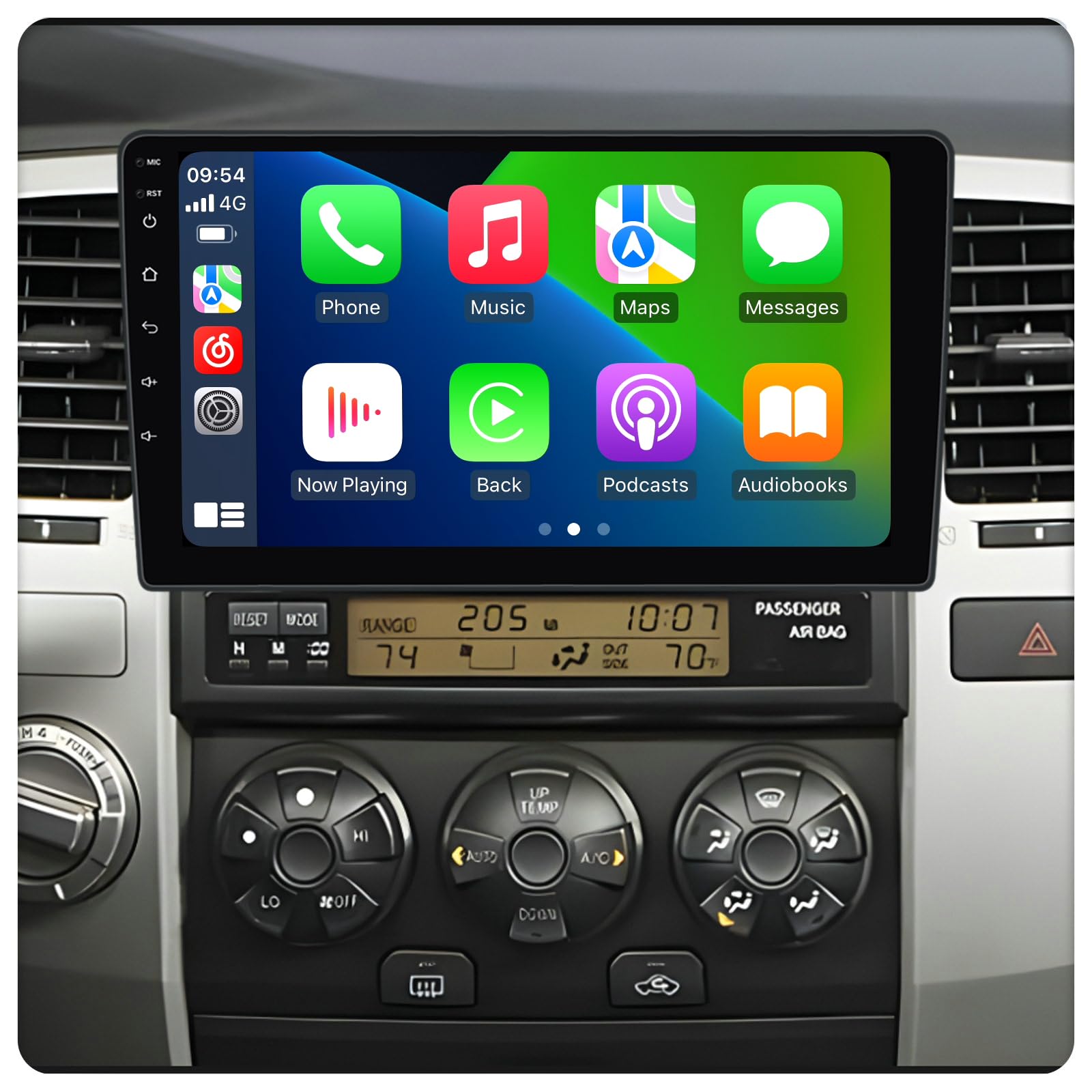 Photo 1 of 2+64GB Android Radio for Toyota 4Runner 2003 2004 2005 2006 2007 2008 2009 Stereo Upgrade Dash Kit GPS Navigation,9" IPS Touch Screen Head Unit w/Car-Play/Android Auto/AHD Camera (for JBL/NO JBL)