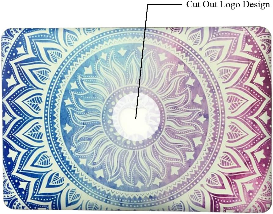 Lenboes Ultra Slim Snap On Rubberized Plastic Hard Shell Cover Case for Apple Old MacBook Pro 13" 13.3 CD-ROM A1278 - Bohemian Style Printing