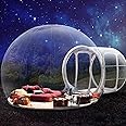 Abilen 4M/13ft Inflatable Bubble Tent Clear Luxurious 2M Single Tunnel Inflatable Dome Bubble House Transparent Large Outdoor Tents for Camping Backyard Large Family Tents
