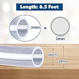 Kesote 2M Clear PVC Tubing Pipe 16x20mm Garden Water Hose Air Industrial Pipe view 2