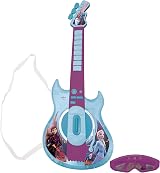 Lexibook Frozen Light-Up Electronic Guitar MP3 Input Microphone Game Modes Blue