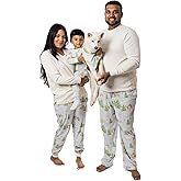 Burt's Bees Baby Family Matching Holiday Pajamas - Organic Cotton PJs for Infants, Toddlers, Kids, Men, and Women