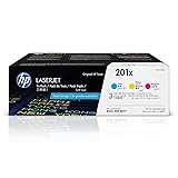 HP 201X Cyan, Magenta, Yellow High-yield Toner