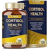 Totaria Cortisol Supplement with Ashwagandha,Magnesium,Rhodiola Rosea,L Theanine,Hormone Balance for Women 120 Vegan Capsules (Pack of 1)