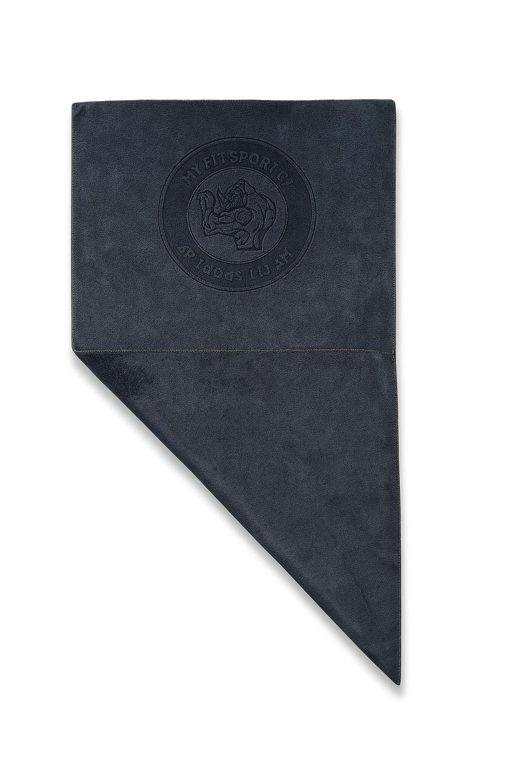 Myfitsport67® Microfibre Gym Towel ideal for fitness bodybuilding yoga light sport, soft and thin, gym training towel ideal for all sports (Black)