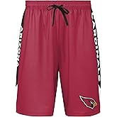 FOCO NFL Mens NFL Team Logo Side Stripe Training Shorts