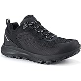 OUTJET Men's Waterproof Hiking Shoes Lightweight Breathable Anti Slip Outdoor Trails Shoes