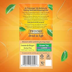 Twinings Peach & Orange Herbal Tea Individually