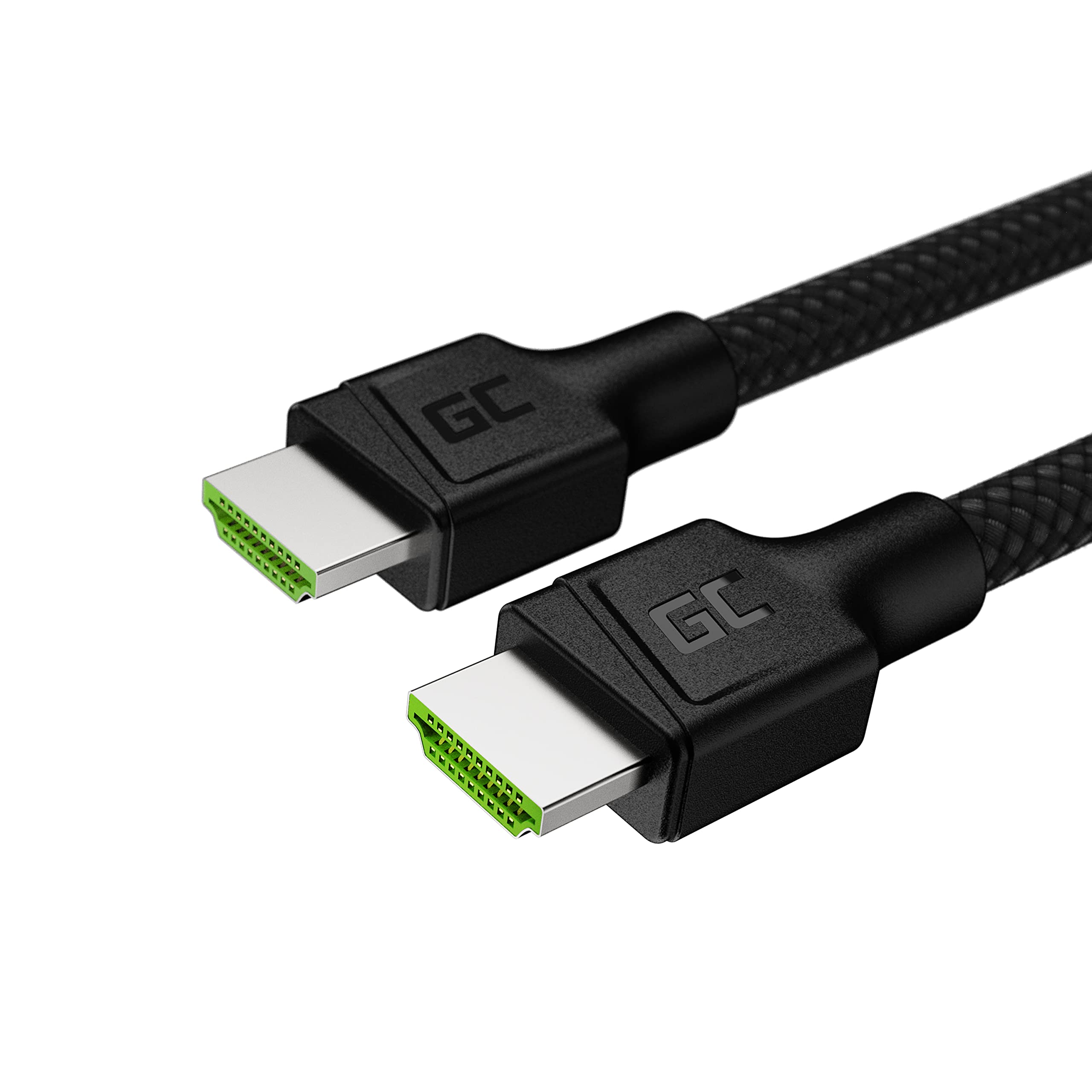 Green Cell StreamPlay HDMI 2.0 High Speed Cable 5 m 4K 2160p 60Hz 1080p 120Hz/240Hz 1440p 144Hz 18Gbps Ethernet Compatible with Monitor, HDR, ARC, Ultra HD, Full HD, Dolby Vision, PS5, XBOX, HDTV