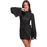 Petal & Pup Womens Cerise Mini Dress - Black