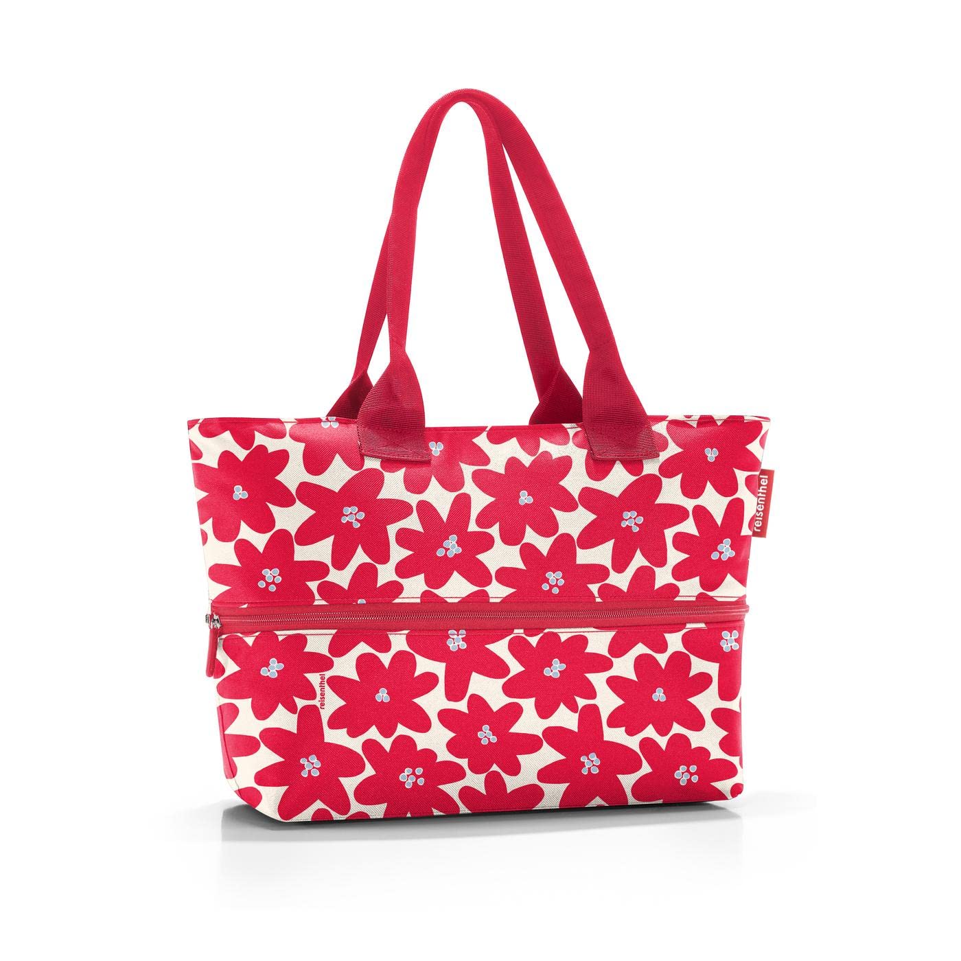 reisenthel shopper e1 - large capacity bag - space for small and large shopping, Daisy Red, standard size, Retro — image 1