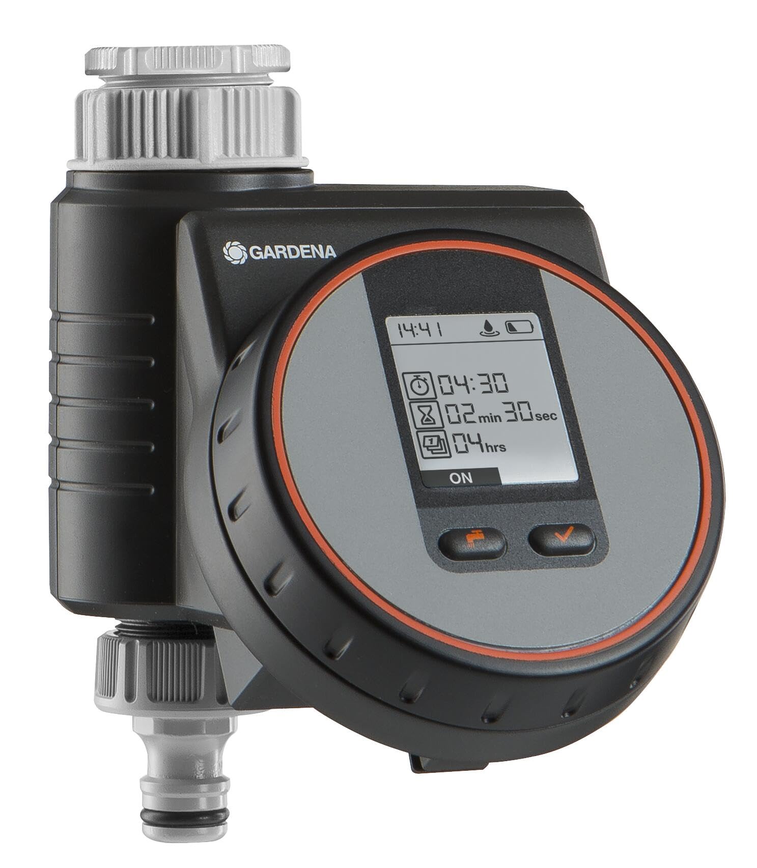 GARDENA (1890) Flex Hose Faucet + Hose Connector + Water Timer Image