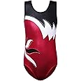 BAOHULU Girls Gymnastics Leotard Shiny Embroidery Dance Kids Children Athletic Activewear