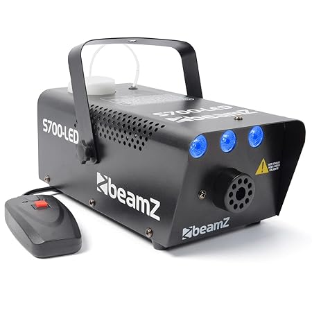 beamZ S700LED • Nebelmaschine • Eis-Effekt • LED-Lichteffekt Maschine • 700 Watt Leistung • 3 x blaues LEDs mit Eis-artigem E