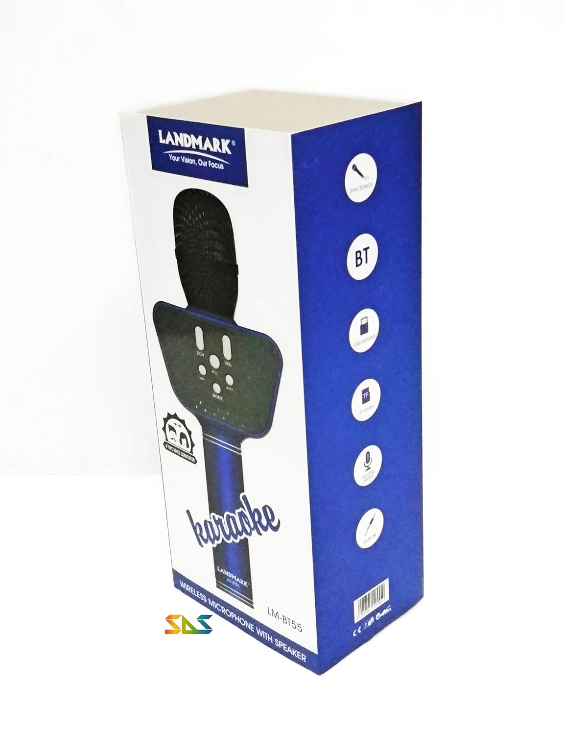 landmark karaoke mic lm bt55