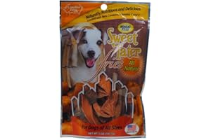 Carolina Prime Pet 45031 Sweet Tater Fries Treat For Dogs ( 1 Pouch), One Size,Brown