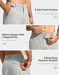 G Gradual Mens Golf Pants Stretch Dress Casual