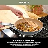 Ninja Extended Life 28cm Ceramic Frying Pan Non-Stick Induction Grey Terracotta view 4