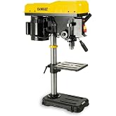 DeWalt 10" Drill Press, 7.0 AMP Motor, 3.5" Spindle Travel, Five Speed, Integrated LED Worklight