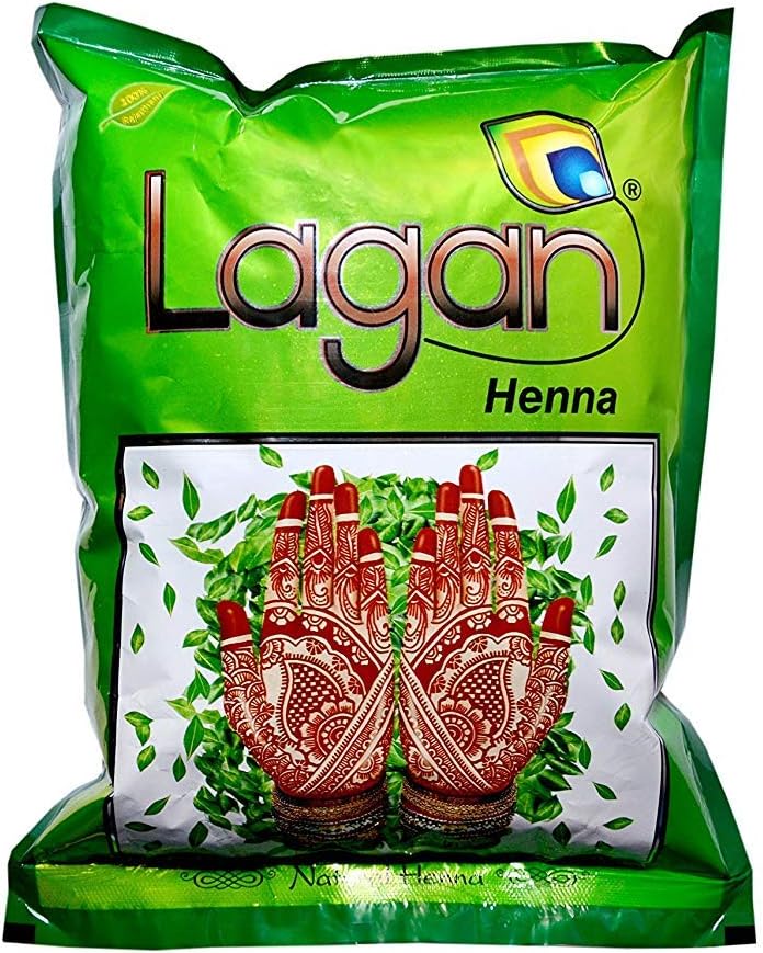 Lagan Natural Henna Powder For Skin 500g Pkd | 100% Natural pack of 5
